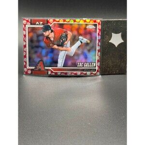 2026 Topps Chrome Zac Gallen Red Baseball Border Parallel #158 Diamondbacks